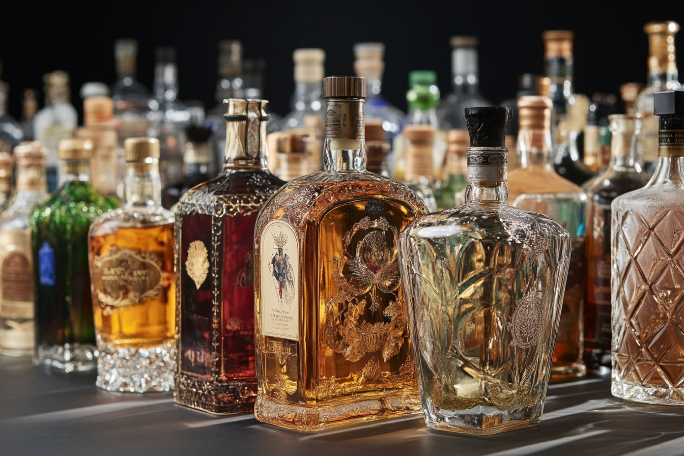 des bouteilles les plus rares